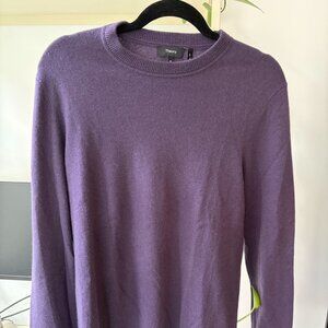 Theory 100% Cashmere Crewneck Sweater Purple (Size M) “Haider O Cashmere 3”